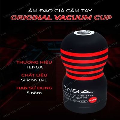 Cốc âm đạo giả cầm tay Tenga Original Vacuum Cup mềm mịn
