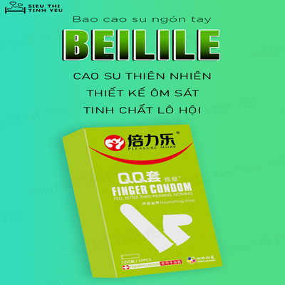 Bao cao su ngón tay Beilile hương nha đam thanh mát