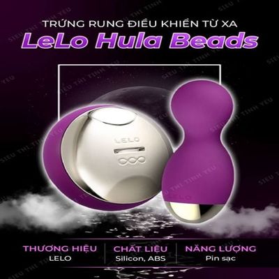 ( CÓ VIDEO ) Trứng rung 8 chế độ rung điều khiển từ xa LeLo Hula Beads