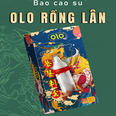 Bao cao su OLO Rồng Lân vòng gai hạt to có bi mềm 1.5cm hộp 1 cái 382472