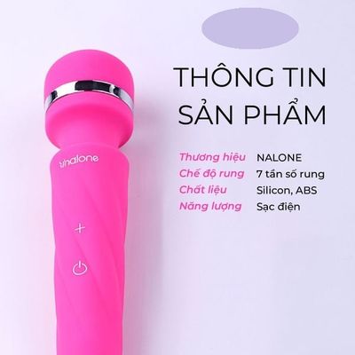(Có video)Chày rung cao cấp tỏa nhiệt Nalone Lover 7 chế độ