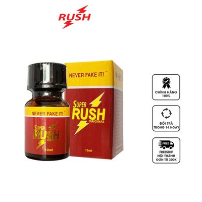 Chai hít hỗ trợ tăng hưng phấn Popper Super Rush Original