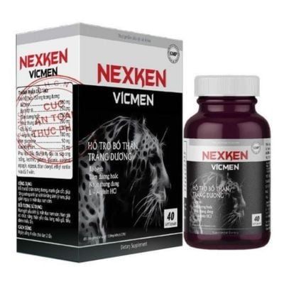 Viên uống bổ thận tráng dương tăng cường sinh lý Nexken Vicmen Hỗ Trợ Bổ Thận Tráng Dương | Hộp 40 viên