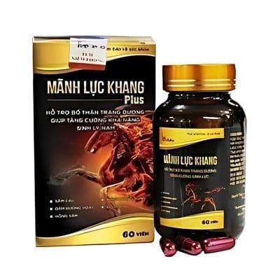 Viên uống bổ thận tráng dương tăng cường sinh lý Mãnh Lực Khang Plus Hỗ trợ tăng cường sinh lý nam (Hộp 30 Viên)