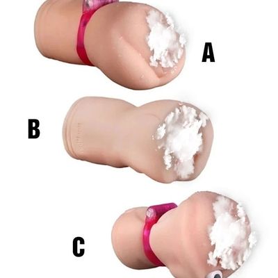 Âm đạo giả có cục rung tháo rời bằng silicon mềm dài 14cm