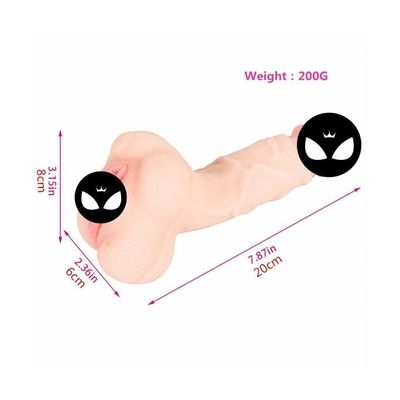 Dương vật giả silicon thiết kế âm đạo rỗng ruột