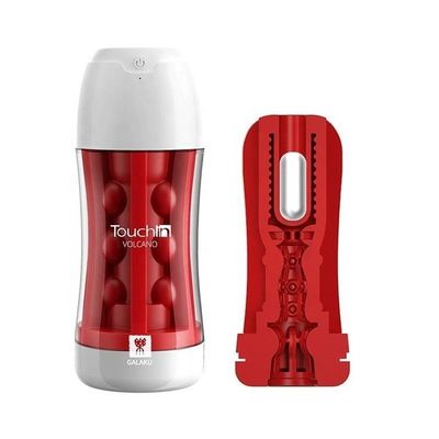 Cốc âm đạo Glaku sạc điện có hạt nổi dài 18.5cm