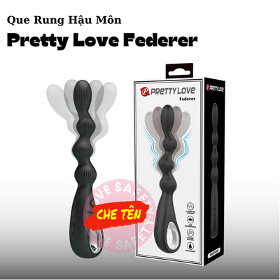 Que Rung Hậu Môn Silicone Pretty Love Federer Rung Tùy Chỉnh Chống Nước Cao Cấp Sạc Điện