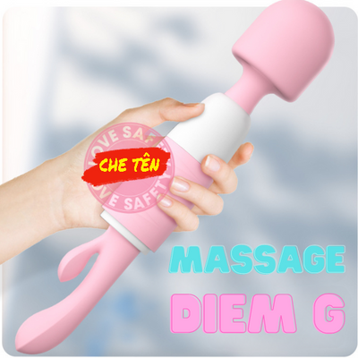 Chày Rung Cao Cấp Đa Năng Rung Tận 2 Đầu Với 10 Chế Độ Đa Dạng B2113 Chính Hãng