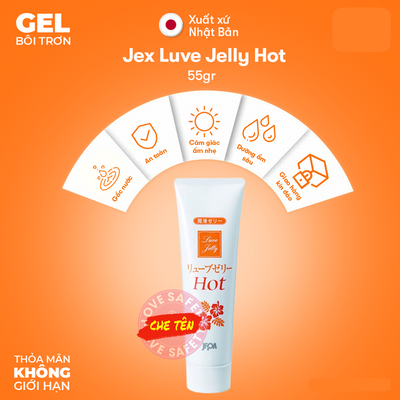 GeI Bôi Trơn Ấm Nóng Jex Luve Jelly Hot cho các cặp đôi chính hãng