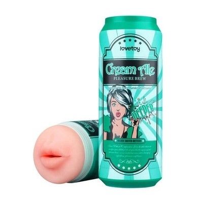 Cốc âm đạo giả hình miệng bằng silicon mềm dẻo dài 19.8cm