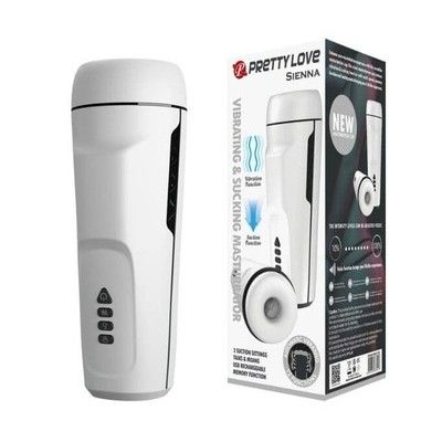 Cốc âm đạo giả rung tự động có gân nổi ôm sát và âm thanh