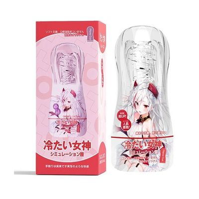 Cốc âm đạo silicon anime hậu môn và âm đạo dài 180mm