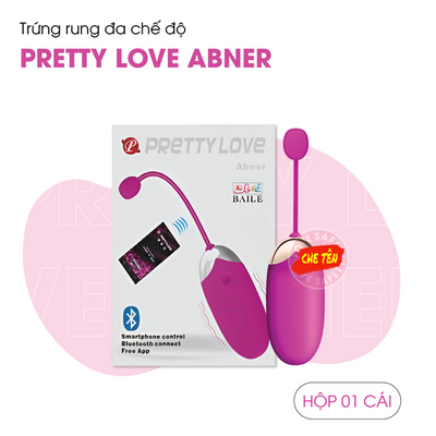 Trứng Rung Pretty Love Abner Điều Khiển App Silicone Siêu Mềm