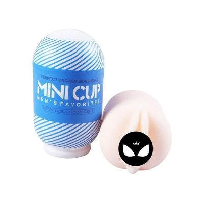 Cốc âm đạo giả silicon mini nhỏ gọn cầm tay dài 85mm