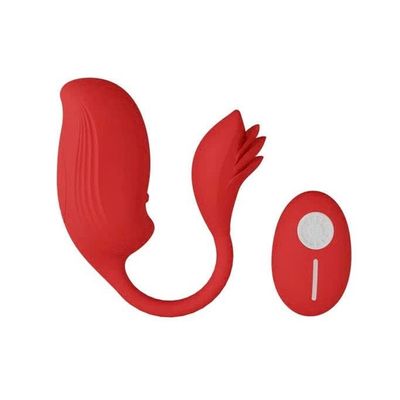 Trứng rung silicon 2 đầu dài 14.2cm có 10 tần số