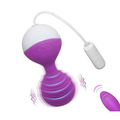 Trứng rung quả tạ bằng silicon có 10 chế độ dài 18cm