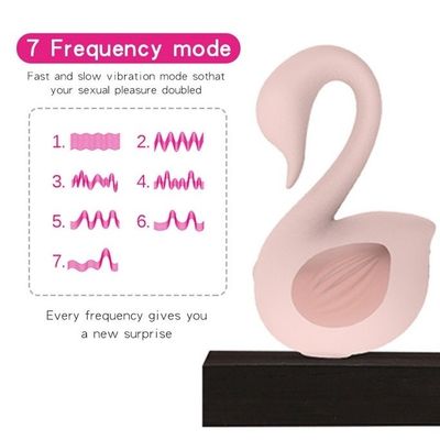 Trứng rung silicon con thiên nga có 7 tần số dài 11cm