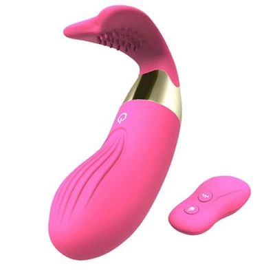 Trứng rung hồng điều khiển từ xa có gai silicon dài 11cm
