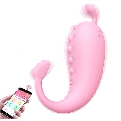 Trứng rung con cá heo điều khiển qua APP sạc USB