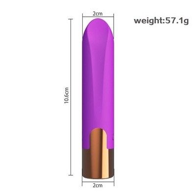 Trứng rung silicon son môi mini có 10 chế độ rung dùng sạc