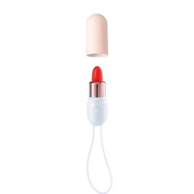 Trứng rung mini bằng silicon ngụy trang thỏi son dài 180mm