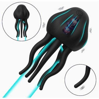 Máy rung dương vật ngụy trang con sứa nhỏ có 10 chế độ