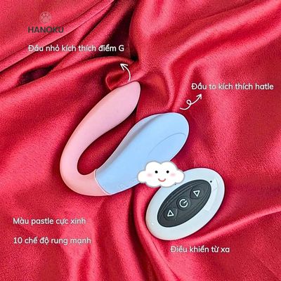 (Có video) Trứng rung 2 đầu Angel Baby kích thích đa điểm cùng lúc