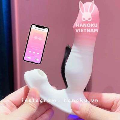 (Có video) Máy rung thục kích thích 2 điểm Fanxi điều khiển qua App