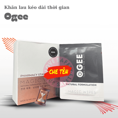 Khăn lau kéo dài thời gian lâu ra nam tiện dụng Ogee Chính hãng