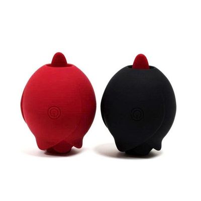 Máy rung mini silicon hình lưỡi rung 14 chế độ dài 7cm