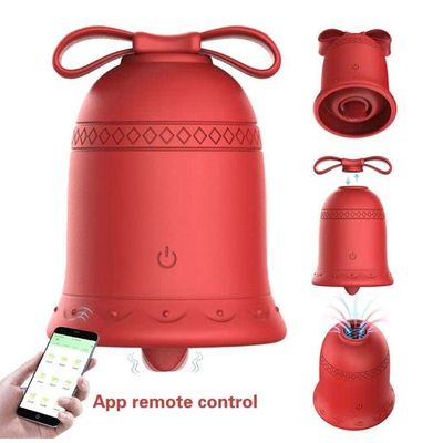 Máy rung hút 10 tần số có lưỡi hình chuông đỏ