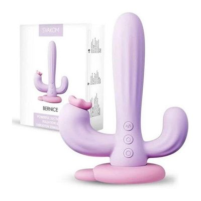 Máy rung silicon 3 đầu Svakom ngụy trang cây xương rồng
