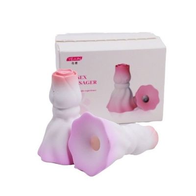 Máy hút núm vú hình bông hoa có 12 chế độ rung dài 7cm