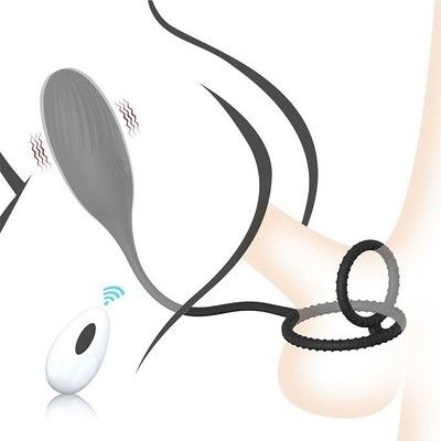 Máy rung nòng nọc có vòng đeo dương vật và 10 tần số