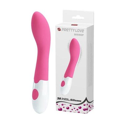 Máy rung thiết kế dạng thanh silicon màu hồng dài 18cm