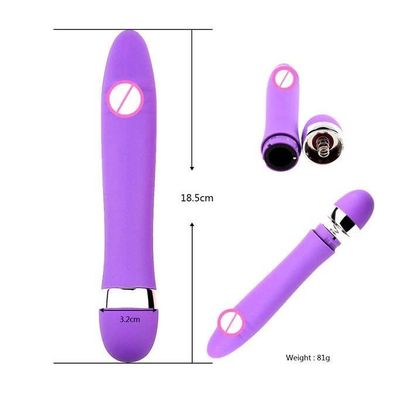 Máy rung mini nhựa dài 18.5cm thiết kế có nắp tháo