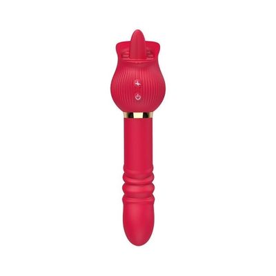 Máy rung hình hoa hồng có lưỡi liếm rung  dài 16cm
