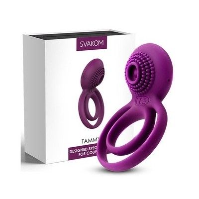 Vòng rung dương vật tình yêu chất liệu silicon thiết kế 2 vòng