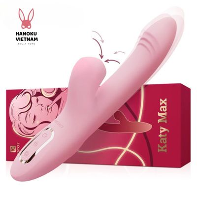 (Có video) Dương vật giả có nhánh rung ngoáy Katy Max hàng cao cấp