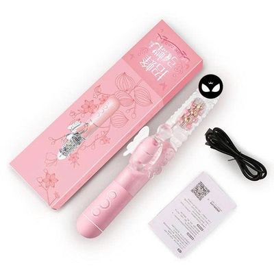 Gậy rung xoay có bi kích thích 3 điểm với 10 chế độ