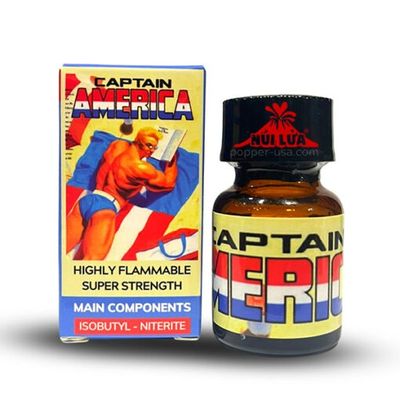 Chai hít Popper Captain America phê tột đỉnh Siêu Hot 10ml kích thích bao phê 