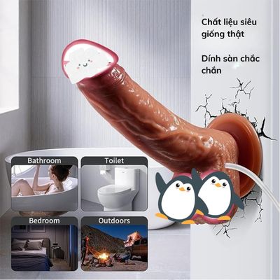 (Có video) Dương  vật giả Dildo phun nước mạnh mẽ mang lại cảm giác siêu giống thật