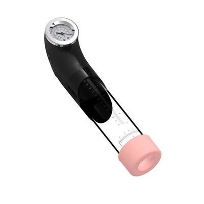 Máy tập dương vật tự động làm bằng nhựa màu đen dài 33cm