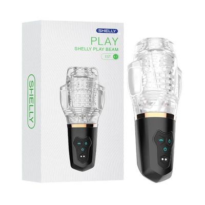 Âm đạo giả Shelly Play Beam đa chế độ rung hút