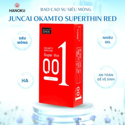 Bao cao su siêu mỏng như thật Okamoto hộp 10 cái
