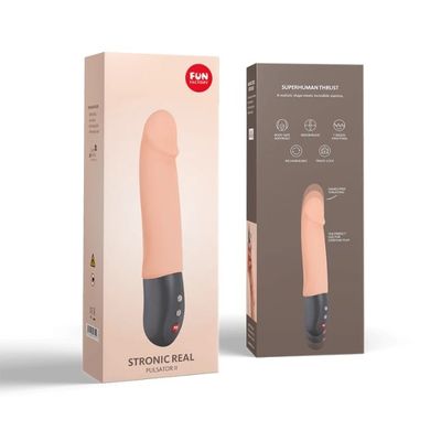 Dương vật giả Fun Factory Stronic Real rung thục cao cấp