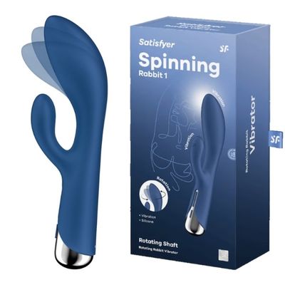 Dương vật giả Satisfyer Spinning Rabbit 1 có rung kèm xoay