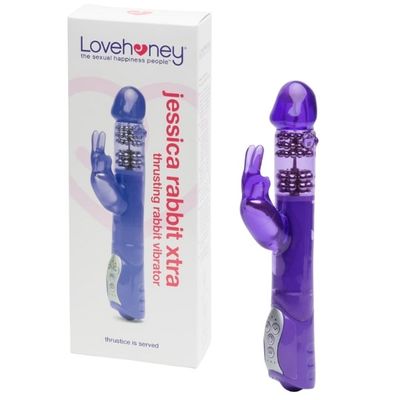 Dương vật giả Lovehoney Jessica Rabbit Xtra rung có tai thỏ