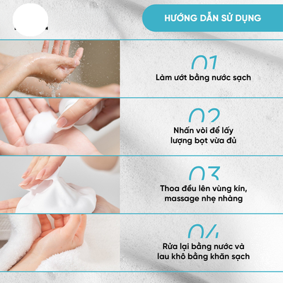 Dung Dịch Vệ Sinh Phụ Nữ Her Feel Prebiotic Sensitive HA - Làm Sạch Và Cấp Ẩm Cho Vùng Nhạy Cảm, An Toàn Và Hiệu Quả